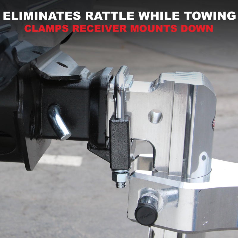 Trimax THC250 Universal Hollow & Solid Core Anti-Rattle Clamp for 2.5" Hitch - Image 4